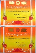 美視師生在成都市高新區(qū)第二屆中學生硬筆書法比賽中獲獎