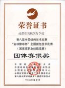 我校在第八屆全國焙烤技術比賽中獲團體賽銀獎