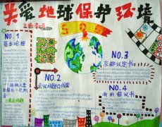 七年級(jí)優(yōu)秀手抄報(bào)展——《保護(hù)地球，關(guān)愛(ài)環(huán)境》