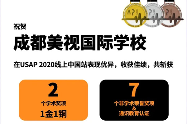  喜報丨又博眼球了！USAP2020——美視總分排名華西區(qū)域的第二名！ 