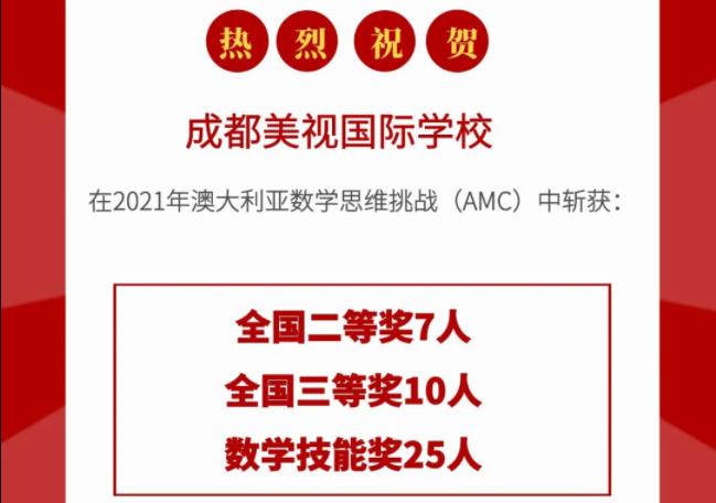  獲獎丨我校IB學子在2021年澳大利亞數(shù)學思維挑戰(zhàn)賽中再創(chuàng)佳績！ 